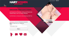 Desktop Screenshot of hairywomenpersonals.com